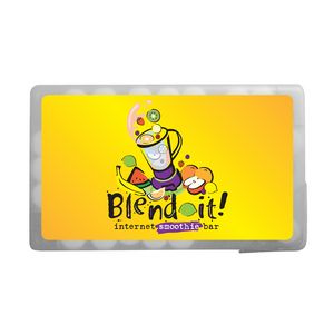 Greeting Card w/Rectangle Credit Card Mints
