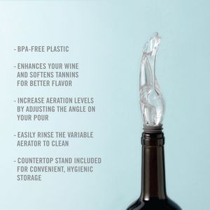 HOST® TILTâ„¢ Variable Wine Aerator
