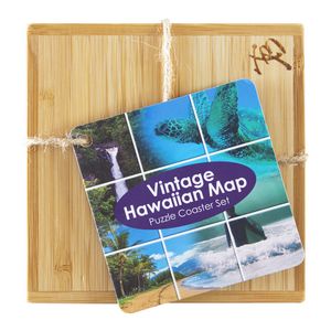 Hawaii Puzzle Coaster Set