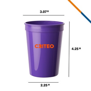 Hemilie Plastic Stadium Cup - 12 Oz.