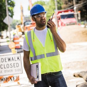 Hi-Viz ANSI Class 2 Solid Mesh Safety Vest - DISCONTINUED