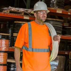 Hi-Viz Class 2 Safety Orange Short Sleeve T-Shirt