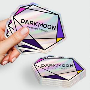 Holographic Die-Cut Sticker Singles (2"x2")