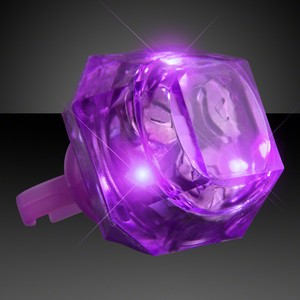 Huge Purple Gem Lighted Rings - PRINTED