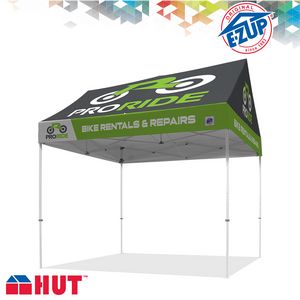 Hutâ„¢ 10' x 10' Digital Print Professional Tent w/ Steel Frame