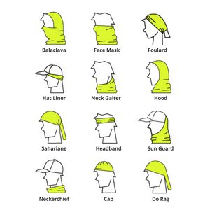 Ice Cooling Face Mask / Neck Gaiter with Reflective Stripe