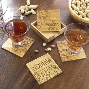 Indiana Puzzle Coaster Set