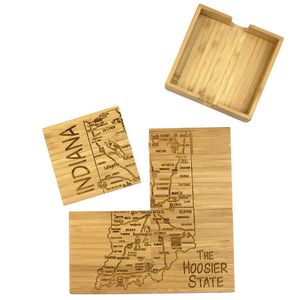 Indiana Puzzle Coaster Set