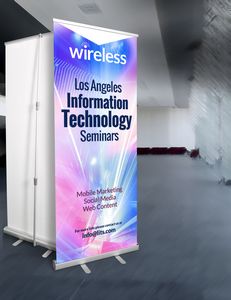 Indoor Banner w/ Retractable Stand