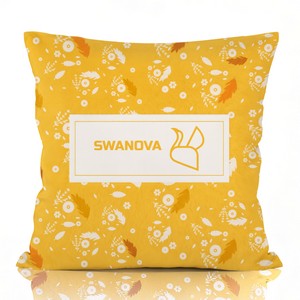 Indoor Square Throw Pillow (Double-Side Sublimation)