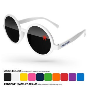 Iris Promotional Sunglasses W/ Lens & Temple Imprint