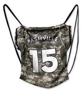 Jersey Mesh Drawstring Backpack