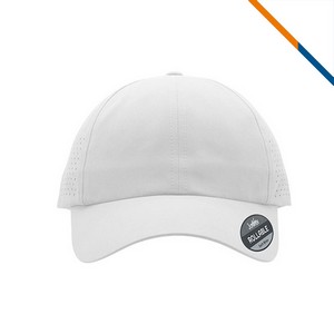 Juniper® AirBolt Soft Brim 6 Panel Perforated Performance Cap