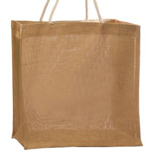 Jute Bags with Rope Handle (15.875"x14")
