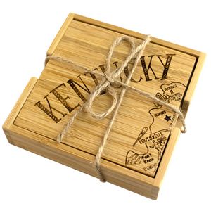 Kentucky Puzzle Coaster Set