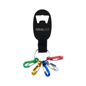 Keychain Bottle Opener with Carabiners