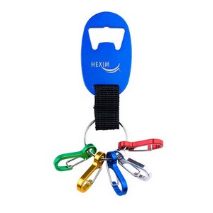Keychain Bottle Opener with Carabiners
