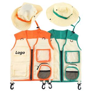 Kid Outdoor Exploration Vest & Hat