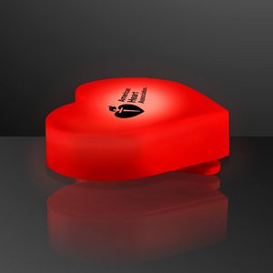 LED Blinking Red Heart Clip - PRINTED