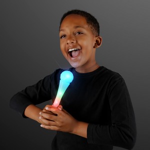 LED Microphone Toy with Flashing Lights - BLANK