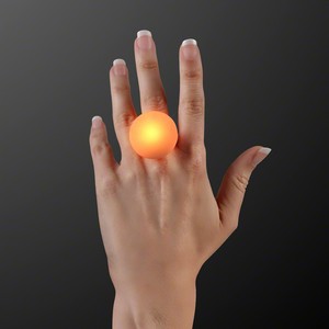 LED Orange Flash Glow Ring - PRINTED