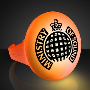 LED Orange Flash Glow Ring - PRINTED