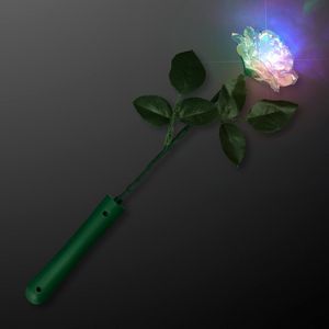 LED Rose Iridescent Flower Wands - PRINTED