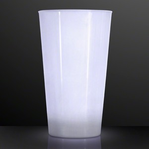 LED White Glow Cups - BLANK