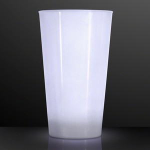 LED White Glow Cups - BLANK
