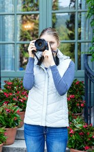 Ladies' Jupiter Puffer Hoodie Vest