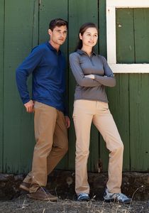 Ladies' Riviera Long Sleeve Polo Shirt