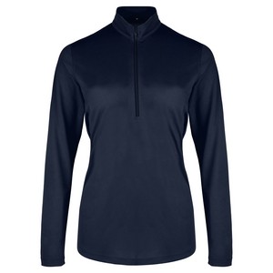 Ladies UV Micro Mesh Quarter Zip Pullover