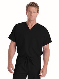 Landau - Essentials - Unisex Reversible 1-Pocket V-Neck Top