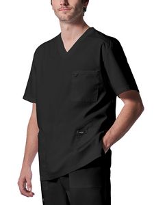 Landau - ProFlex - Men's 4-Pocket Back Yoke V-Neck Top