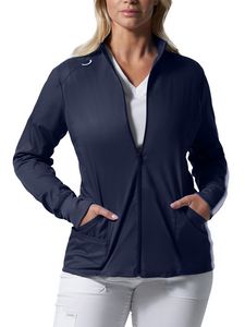 Landau - ProFlex - Women's 3-Pocket Mock Neck Zip-Front Jacket