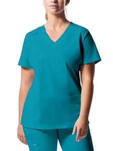 Landau - ProFlex - Women's 3-Pocket V-Neck Top