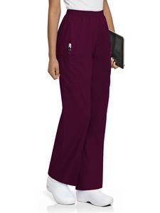 Landau - ScrubZone - Women's 3-Pocket High-Rise Triple-Elastic Waist Pant