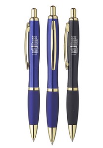 Langley Metal Click Ballpoint Pen w/ Grip