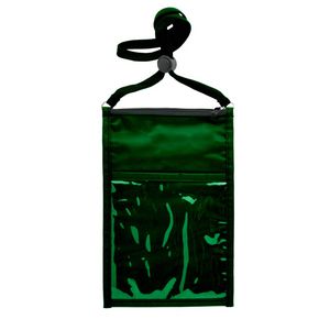 Large Double Pouch Neck Wallet
