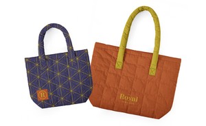 Large Quilted Puffy Tote