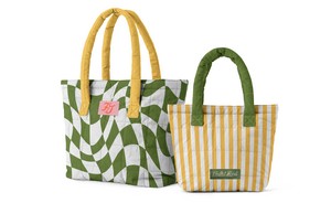 Large Quilted Puffy Tote