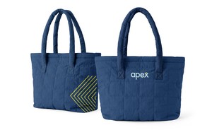 Large Quilted Puffy Tote