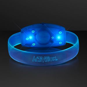 Laser Engraved - Galaxy Glow Blue LED Bracelets