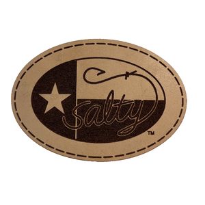 Leather Badge w/Laser Engraving