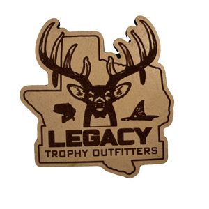 Leather Badge w/Laser Engraving
