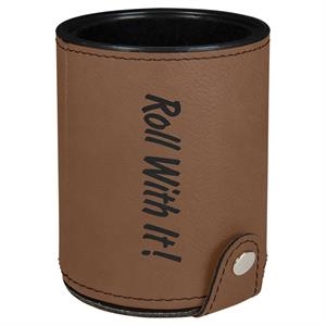 Leatherette Dice Cup w/5 Dice