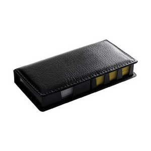 Leatherette Flip-Top Calendar Box with Dual Notes