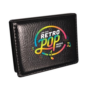 Leatherette Flip-Top Calendar Box with Sticky Sheets