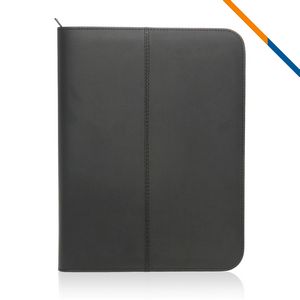 Leon Zippered Leatherette Portfolios