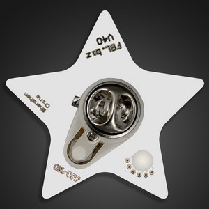 Light Up Aurora Star Color Changing LED Pin - BLANK